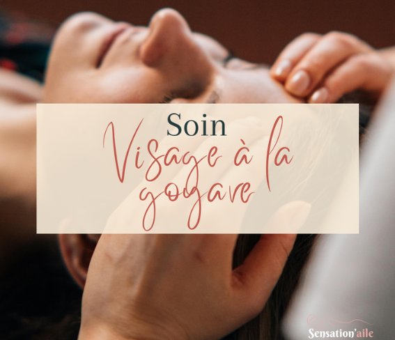 Soin du visage à la goyave rose
