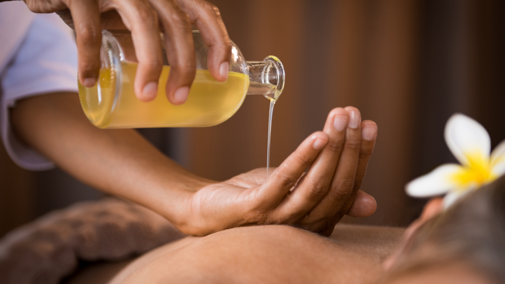 Huile de massage